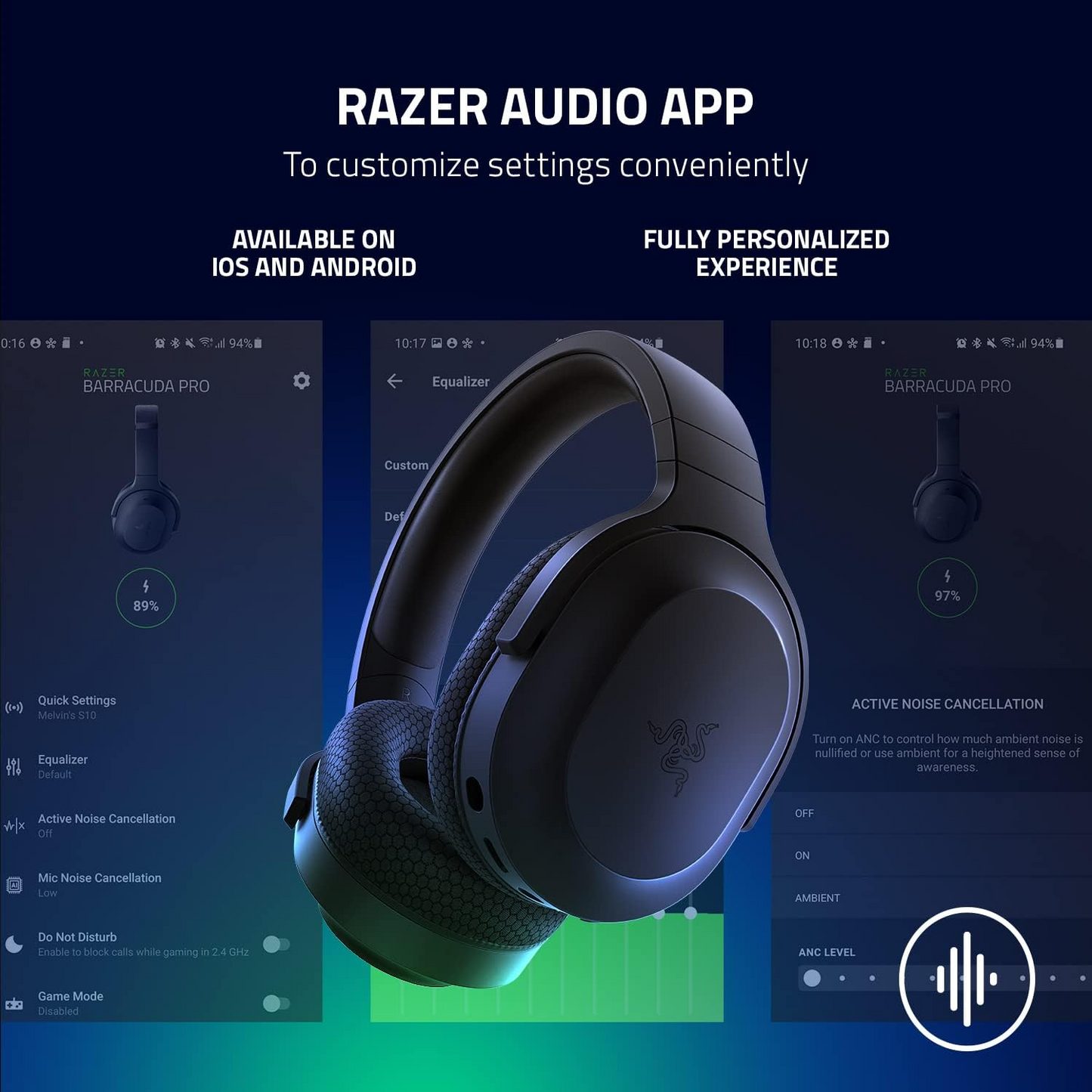 Barracuda X (2022) Wireless Gaming & Mobile Headset (Razer Renewed)
