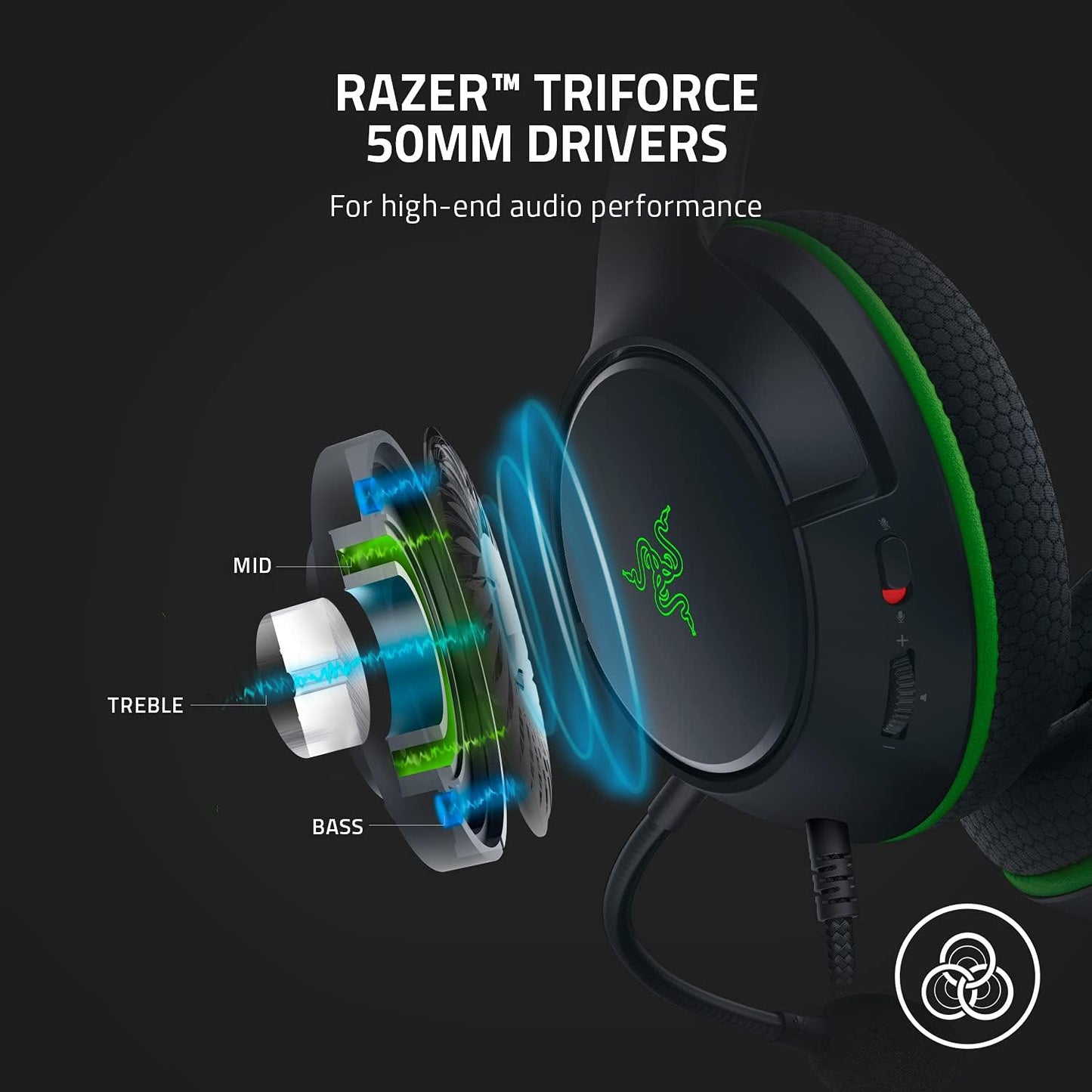 Razer Kaira X headphones for XBOX (Razer Renewed)