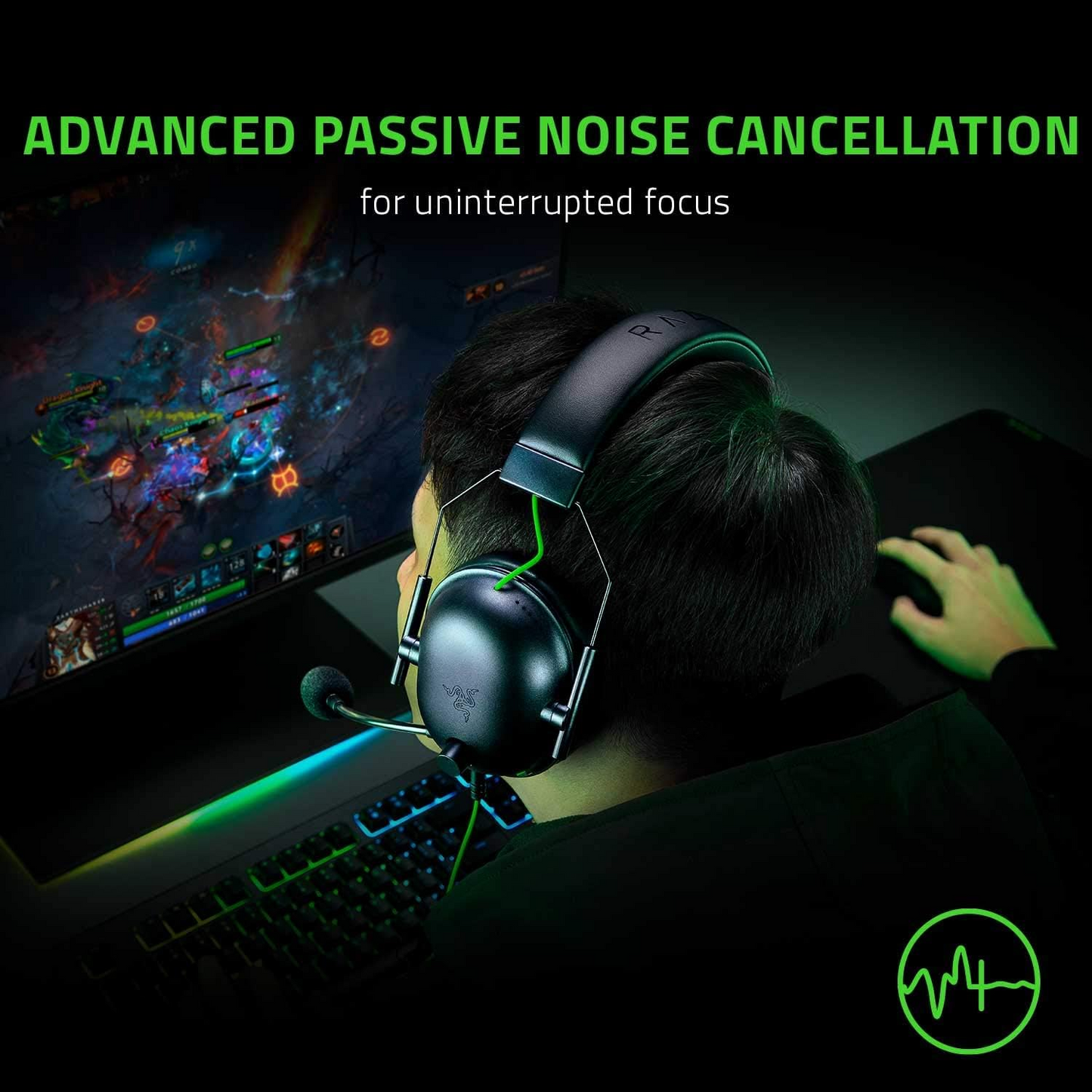 Razer BlackShark V2 X - Wired Headset (Razer Renewed)