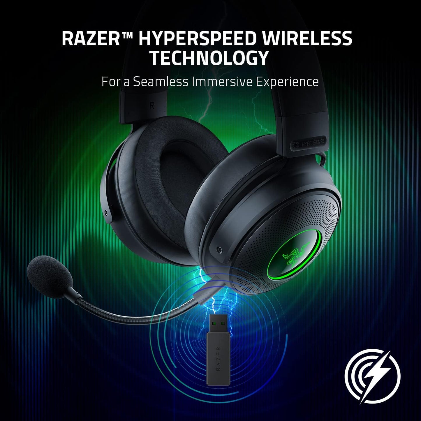 Razer Kraken V3 Pro - Wireless Gaming Headset (Razer Renewed)