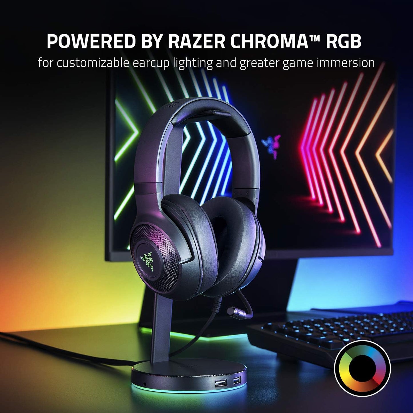 Razer Kraken V3X - Wired USB Gaming Headset (Razer Renewed)