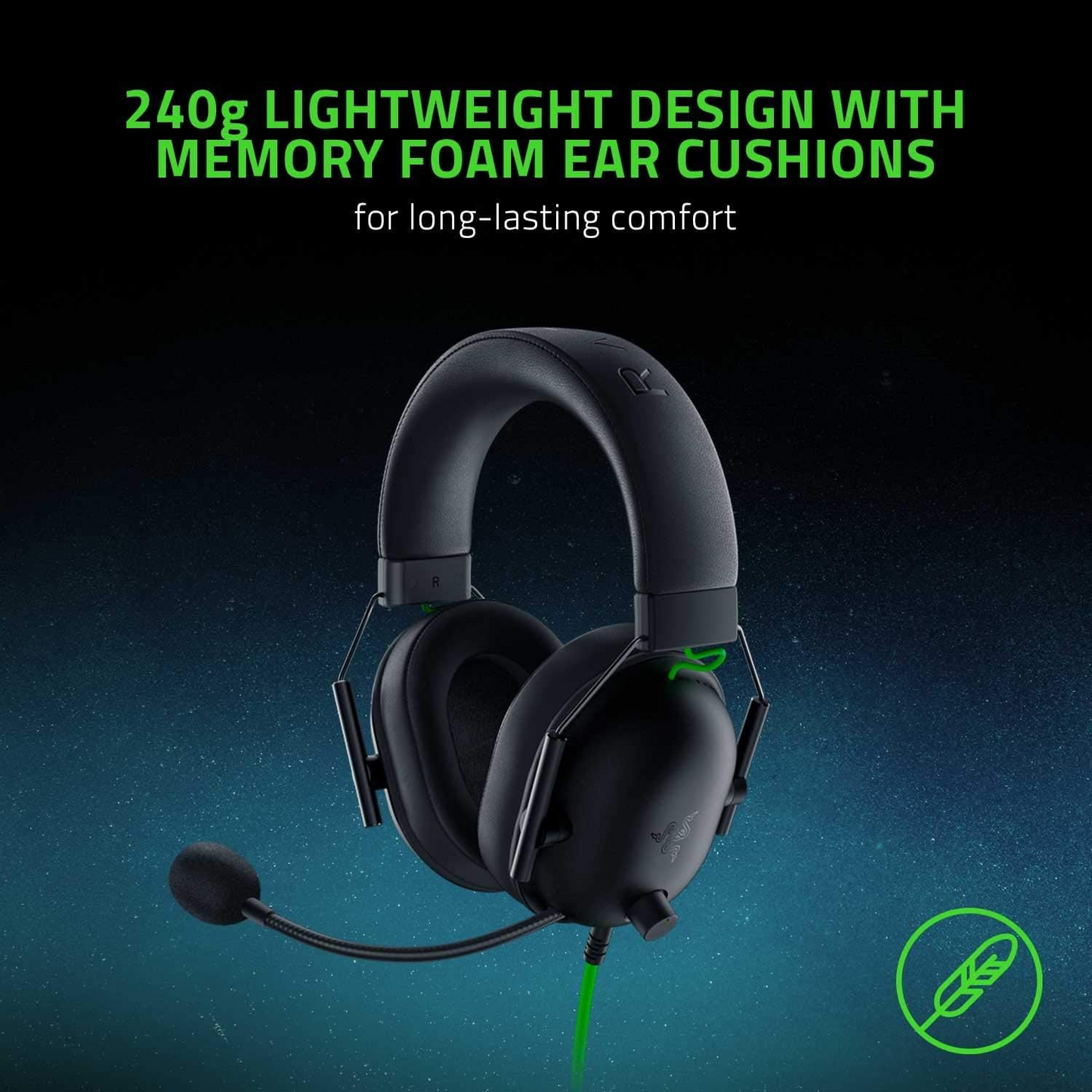 Razer BlackShark V2 X - Wired Headset (Razer Renewed)