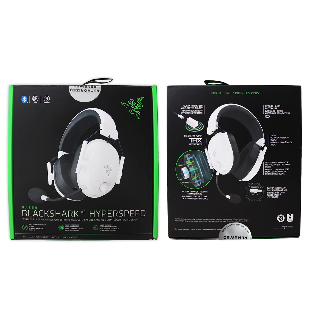Razer BlackShark V2 HyperSpeed Gaming Headset (Razer Renewed)