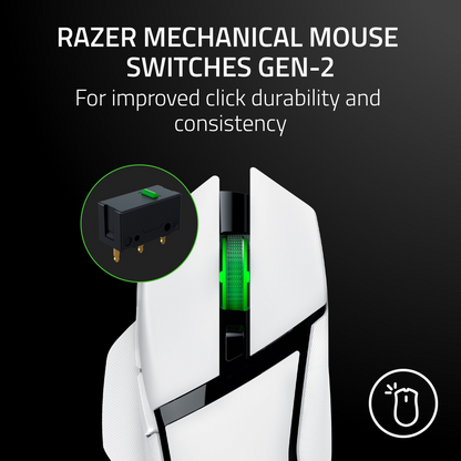 Razer Basilisk V3 X HS White (Razer Renewed)