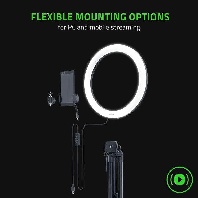 Razer Ring Light 12" Streaming and Selfie Light (Razer Renewed)