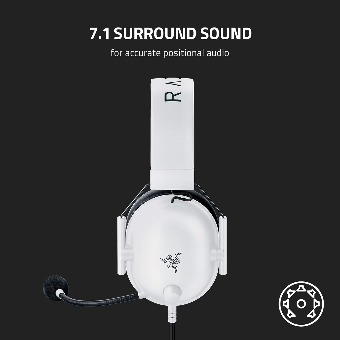 Razer BlackShark V2 X for PS Gaming Headset  (Razer Renewed)