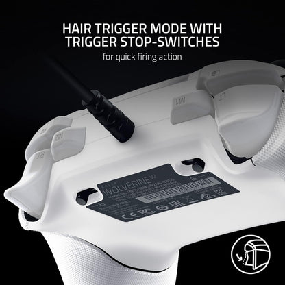 Razer Wolverine V2 Mercury Wired Gaming Controller for Xbox Series (Razer Renewed)