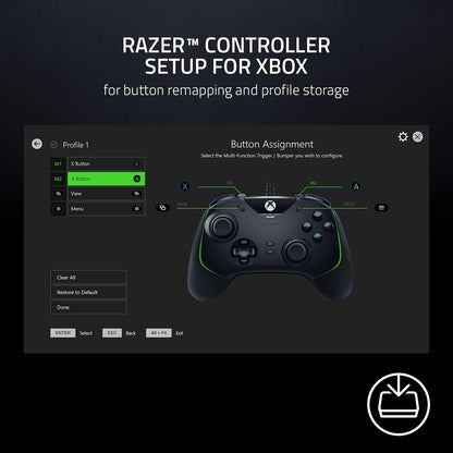 Razer Wolverine V2 Mercury Wired Gaming Controller for Xbox Series (Razer Renewed)