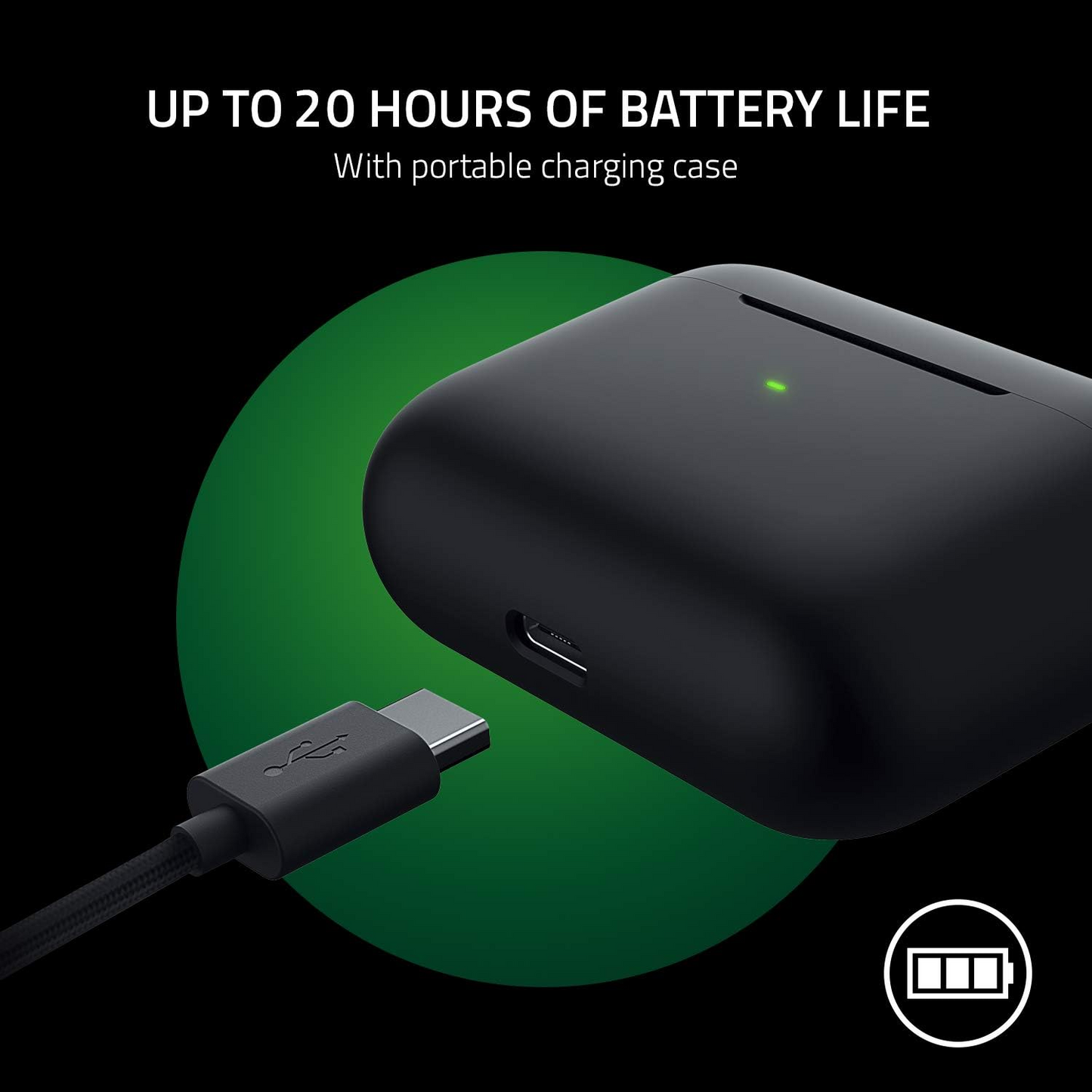 Hammerhead True Wireless Pro-Earbuds-NAS (Razer Renewed)