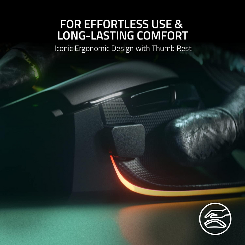 Razer Basilisk V3 Customizable Ergonomic Gaming Mouse (Razer Renewed)