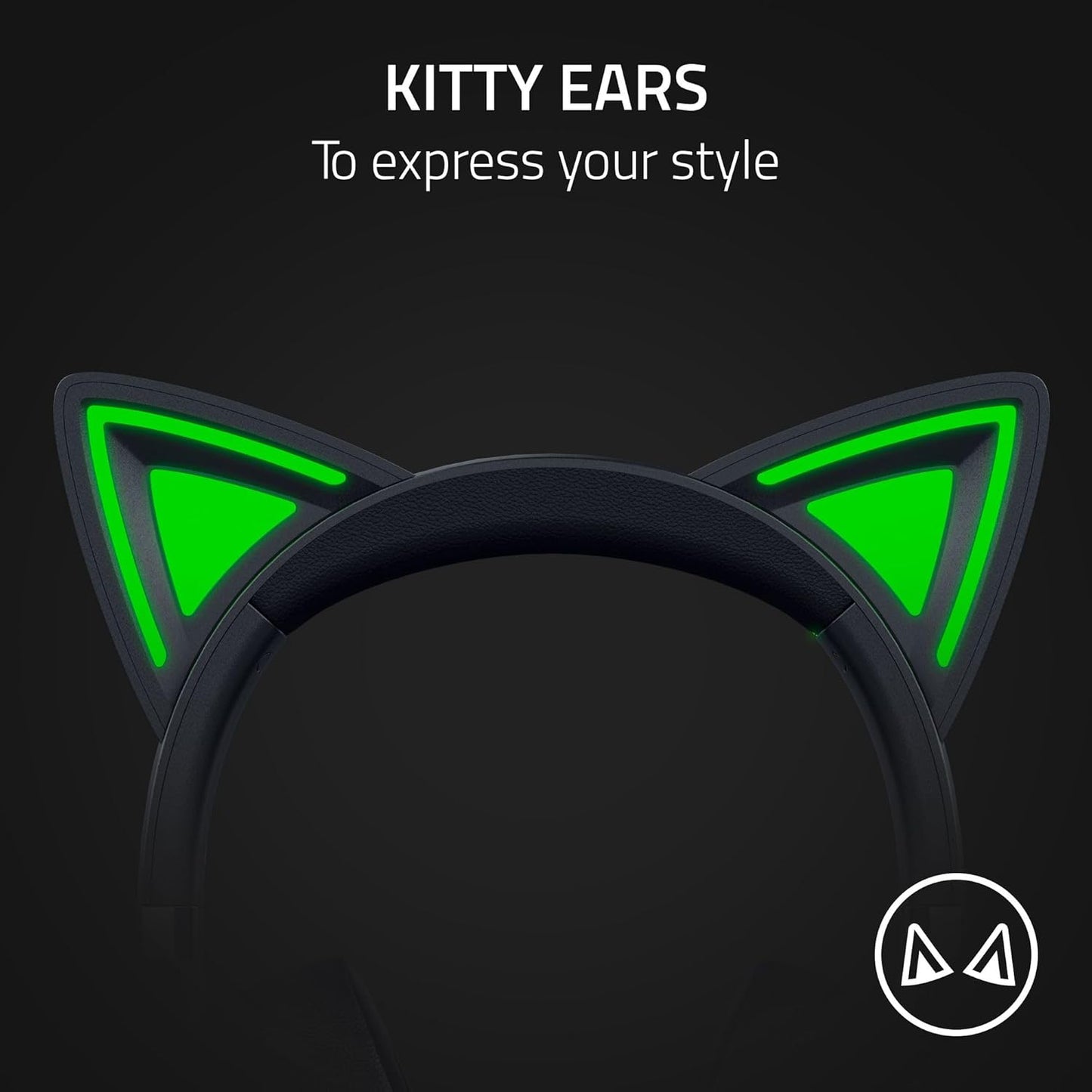Razer Kraken Kitty V2 USB Black (Razer Renewed)