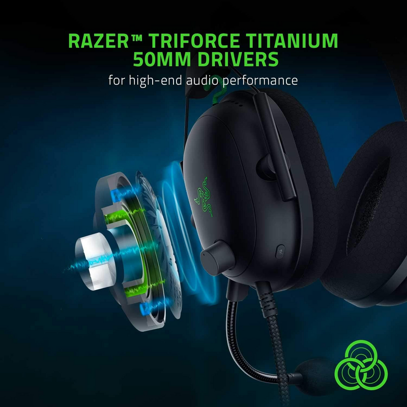 Razer BlackShark V2-Wired Gaming Headset (Razer Renewed)