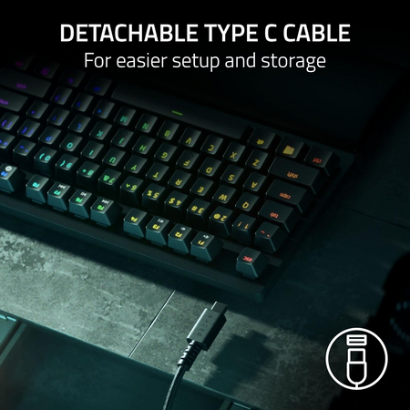 Razer Huntsman V2 TKL Gaming Keyboard (Razer Renewed)