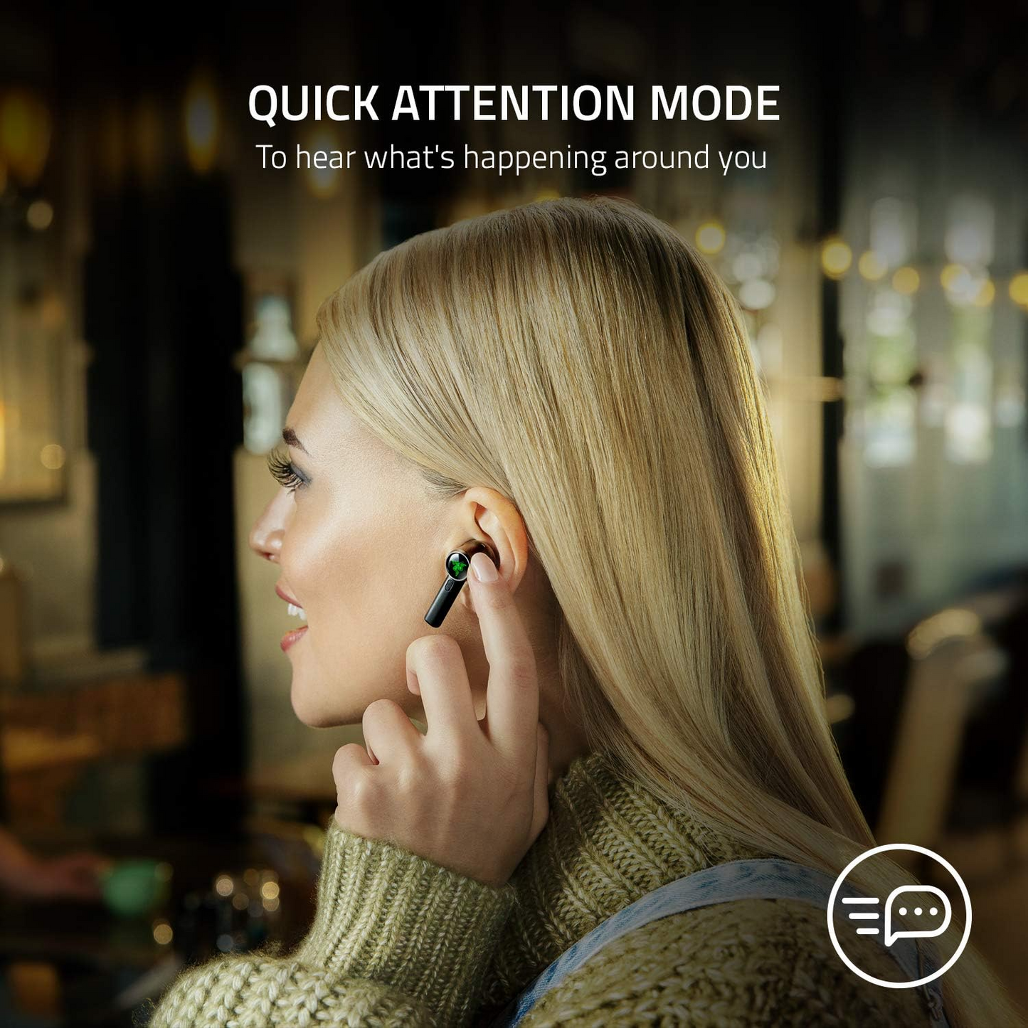 Hammerhead True Wireless Pro-Earbuds-NAS (Razer Renewed)