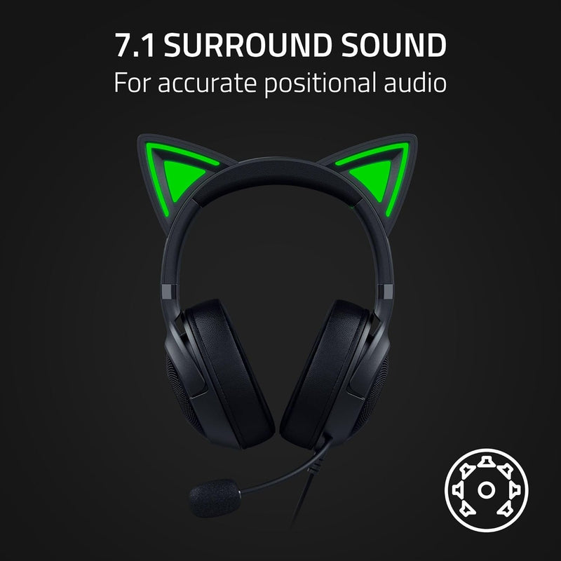 Razer Kraken Kitty V2 USB Black (Razer Renewed)