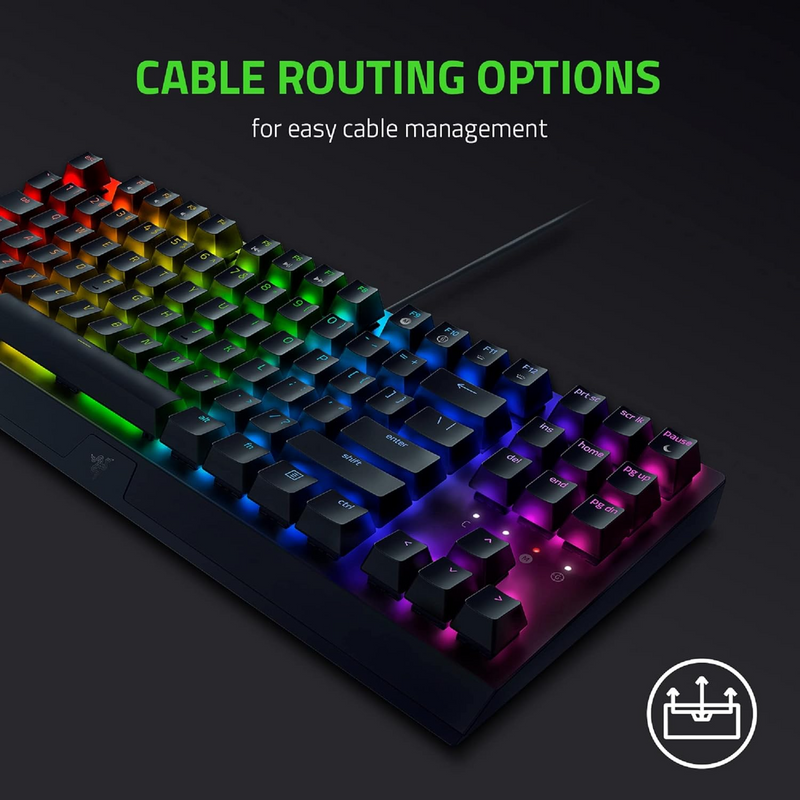 Razer BlackWidow V3 Tenkeyless TKL Mechanical Gaming Keyboard (Razer Renewed)