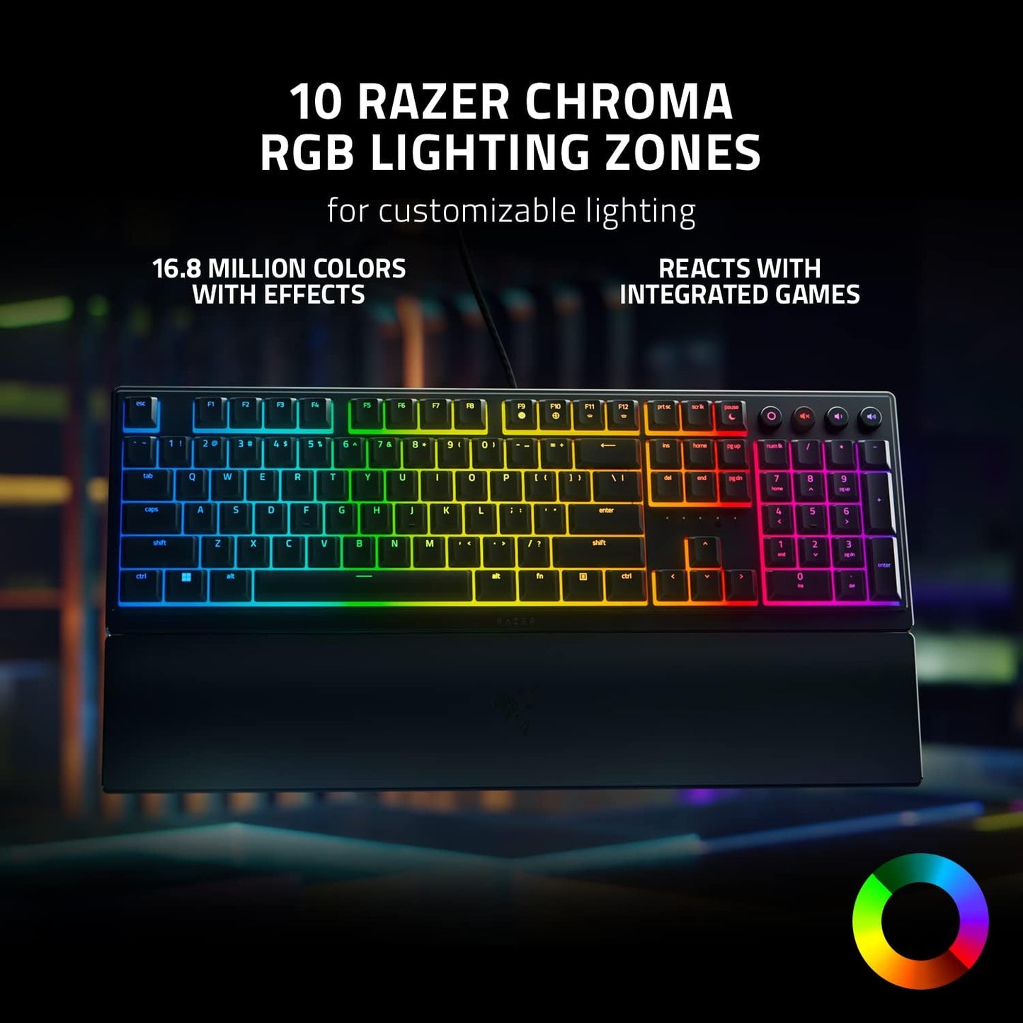 Razer Ornata V3 Gaming Keyboard (Razer Renewed)