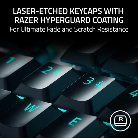 Razer DeathStalker V2 Gaming Keyboard (Linear Red) (Razer Renewed)