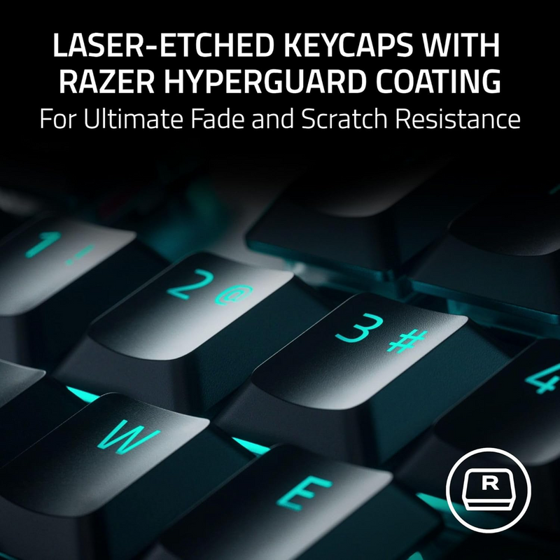 Razer DeathStalker V2 Gaming Keyboard (Linear Red) (Razer Renewed)