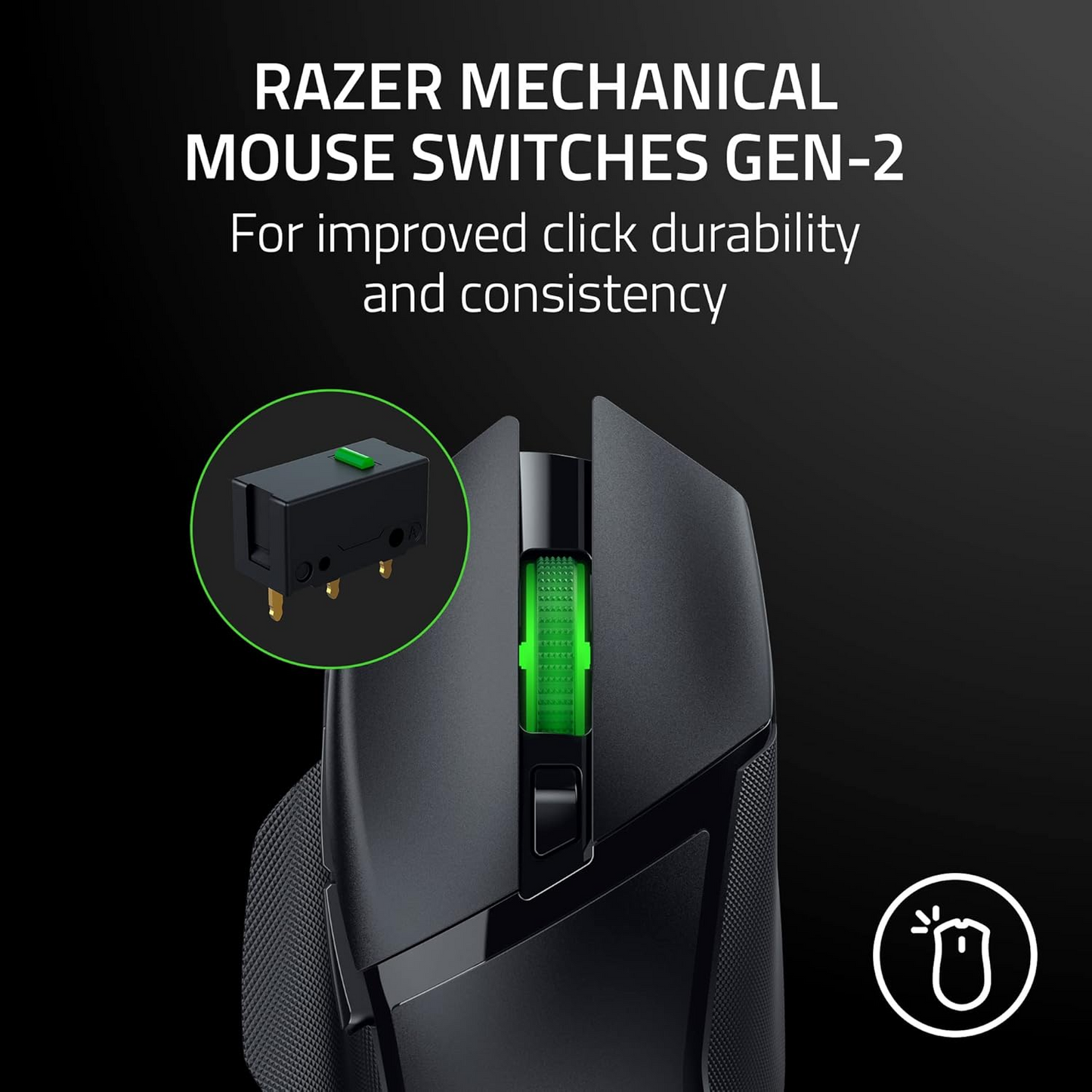 Razer Basilisk V3 X HyperSpeed Gaming Mice (Razer Renewed)