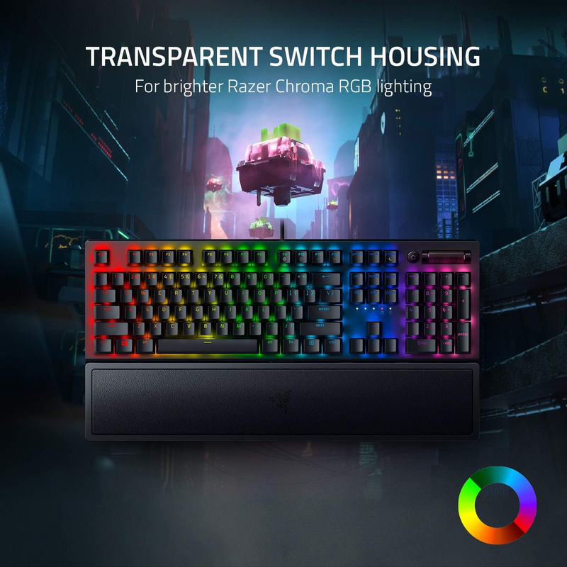 Razer BlackWidow V3-Keyboard (Green Switch)-US  (Razer Renewed)