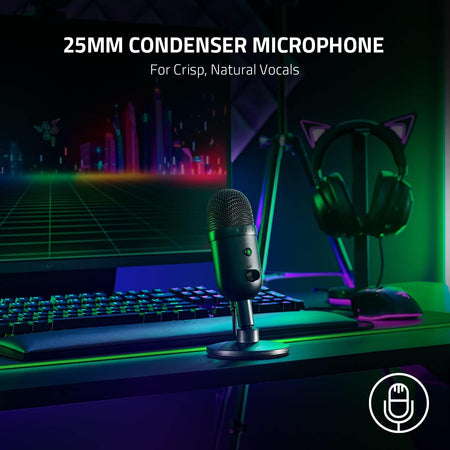 Razer Seiren V2X USB Microphone (Razer Renewed)
