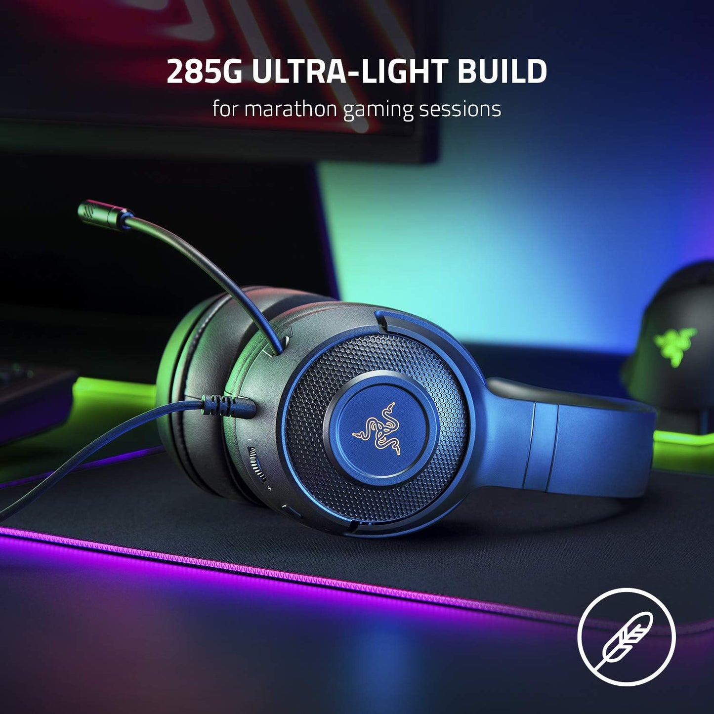 Razer Kraken V3X - Wired USB Gaming Headset (Razer Renewed)