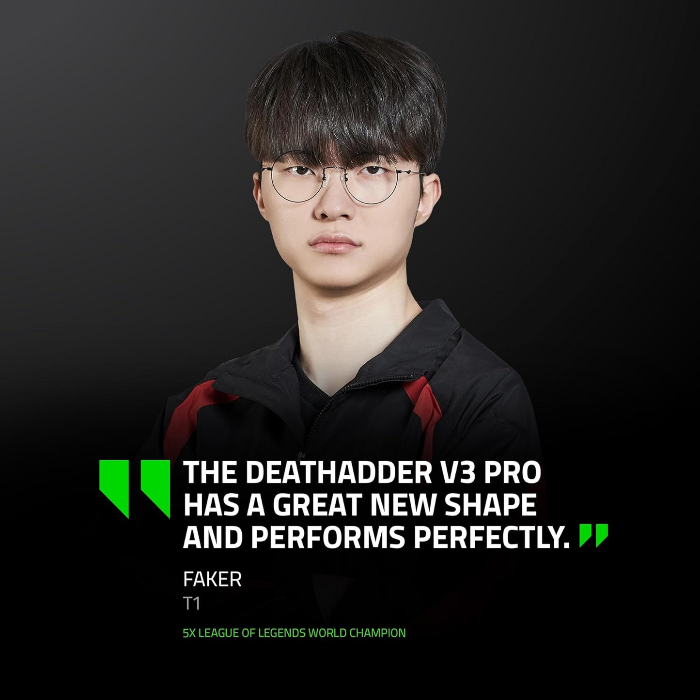 Razer DeathAdder V3 Pro + HyperPolling Dongle Gaming Mouse (Razer Renewed)