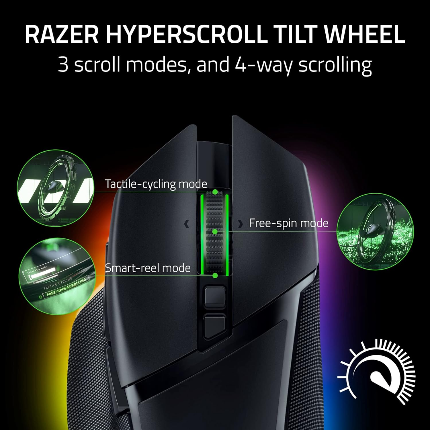 Razer Basilisk V3 Pro 30K DPI Wireless Gaming Mouse (Razer Renewed)
