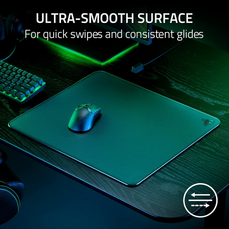 Razer Atlas Tempered Glass Gaming Mouse Mat (Razer Renewed)