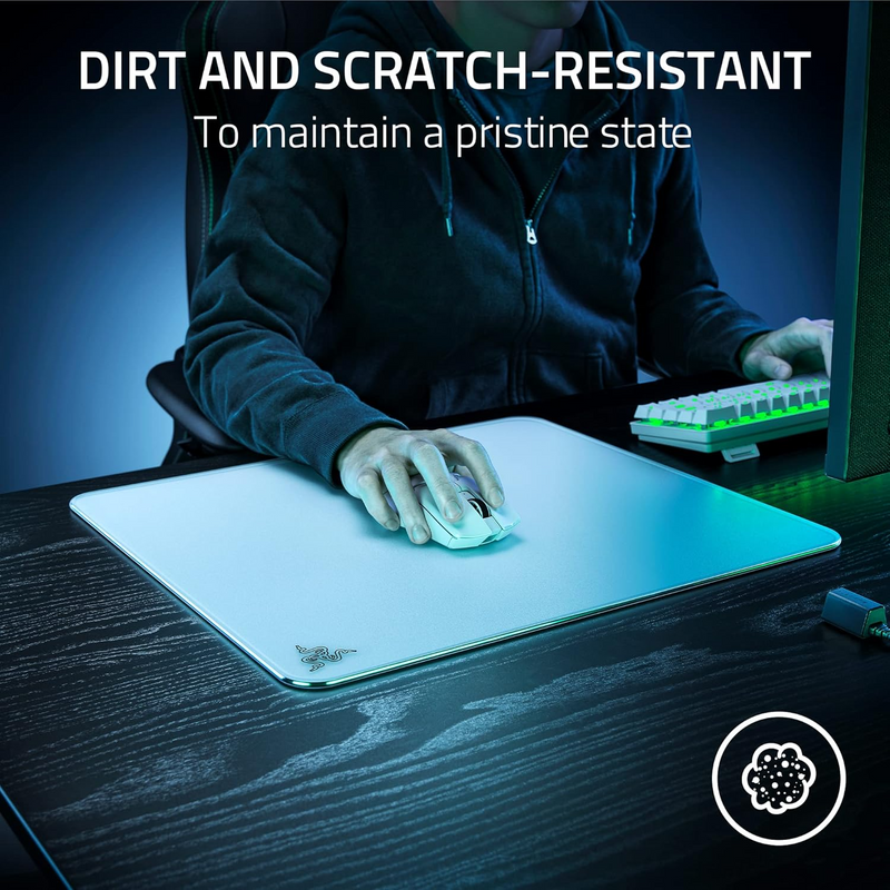 Razer Atlas Tempered Glass Gaming Mouse Mat (Razer Renewed)