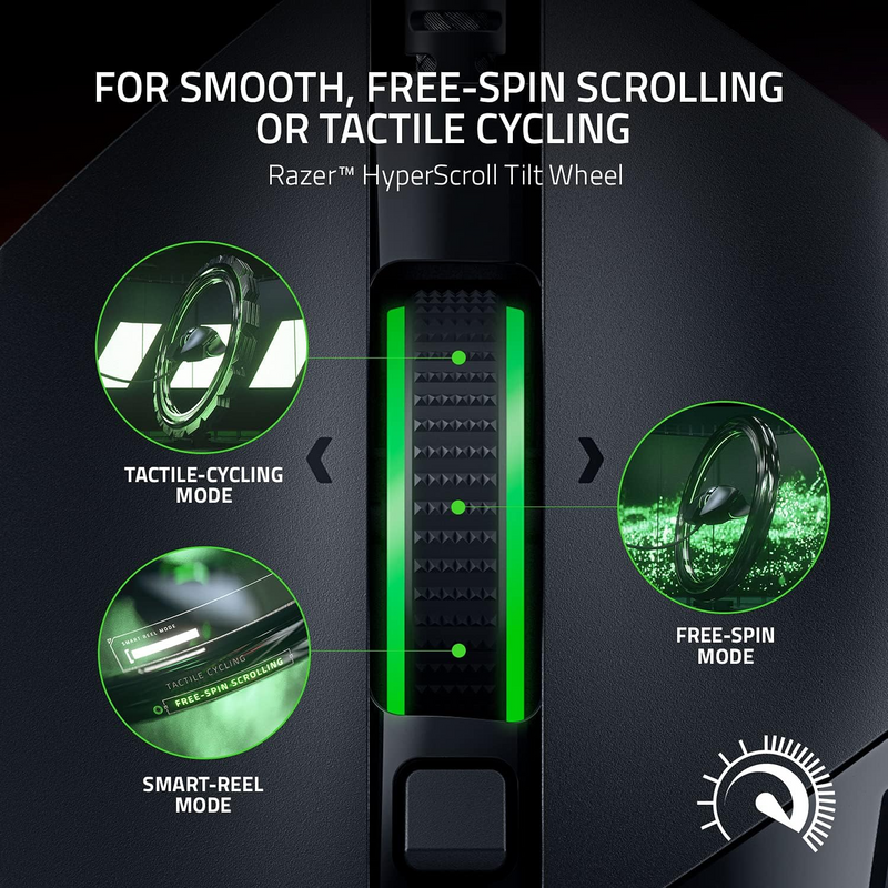 Razer Basilisk V3 Customizable Ergonomic Gaming Mouse (Razer Renewed)