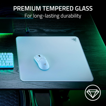 Razer Atlas Tempered Glass Gaming Mouse Mat (Razer Renewed)