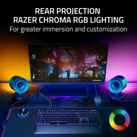 Razer Nommo V2 Pro Gaming Wireless Speakers (Razer Renewed)