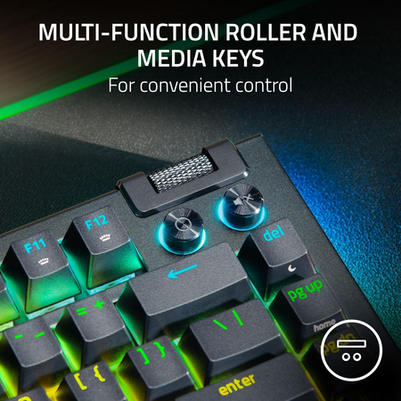 Razer BlackWidow V4 75% US Gaming Keyboard (Razer Renewed)