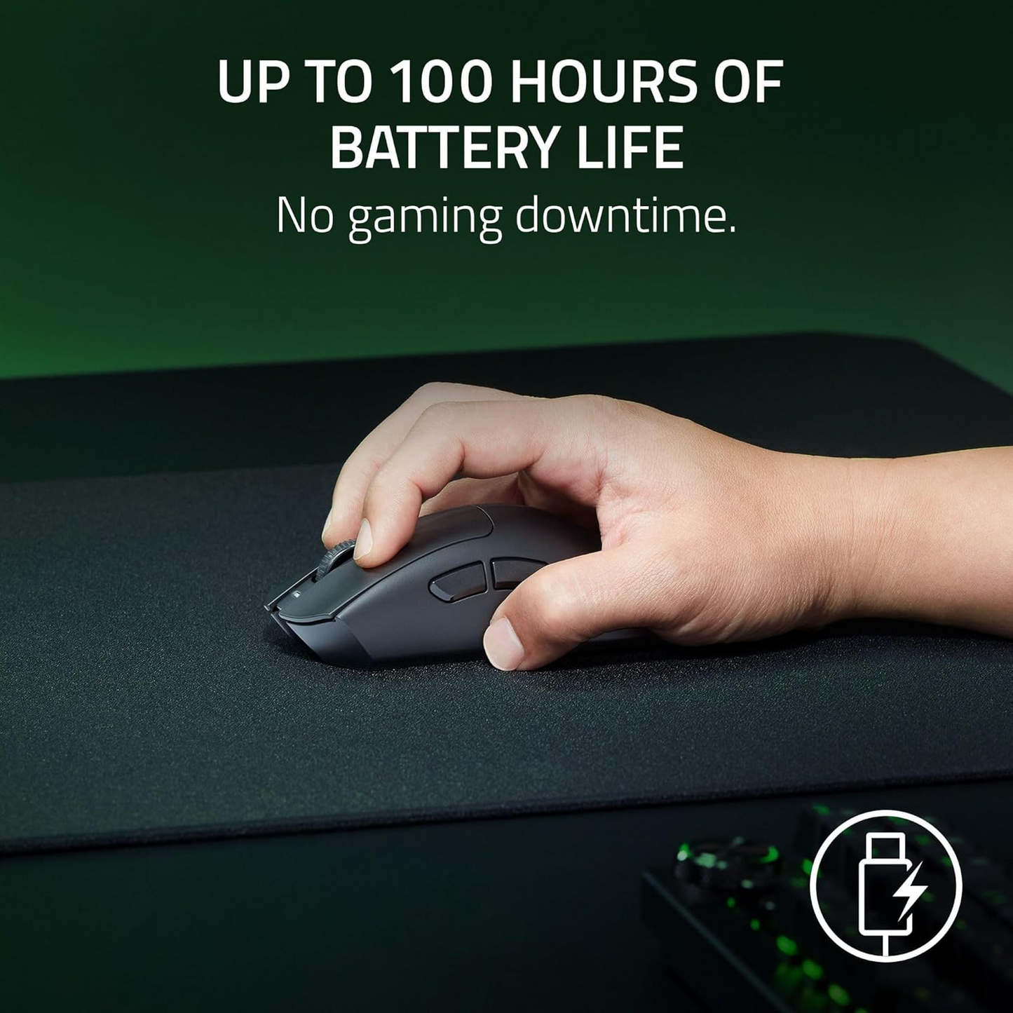 Razer DeathAdder V3 HyperSpeed Gaming Mouse (Razer Renewed)