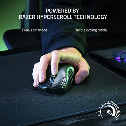 Razer Naga V2 HyperSpeed Wireless MMO Gaming Mouse (Razer Renewed)