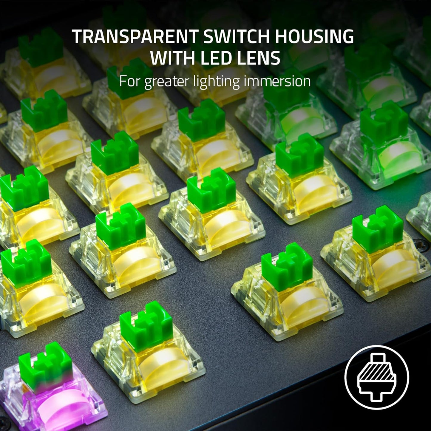 Razer Mechanical Switches Pack Green Clicky (Razer Renewed)