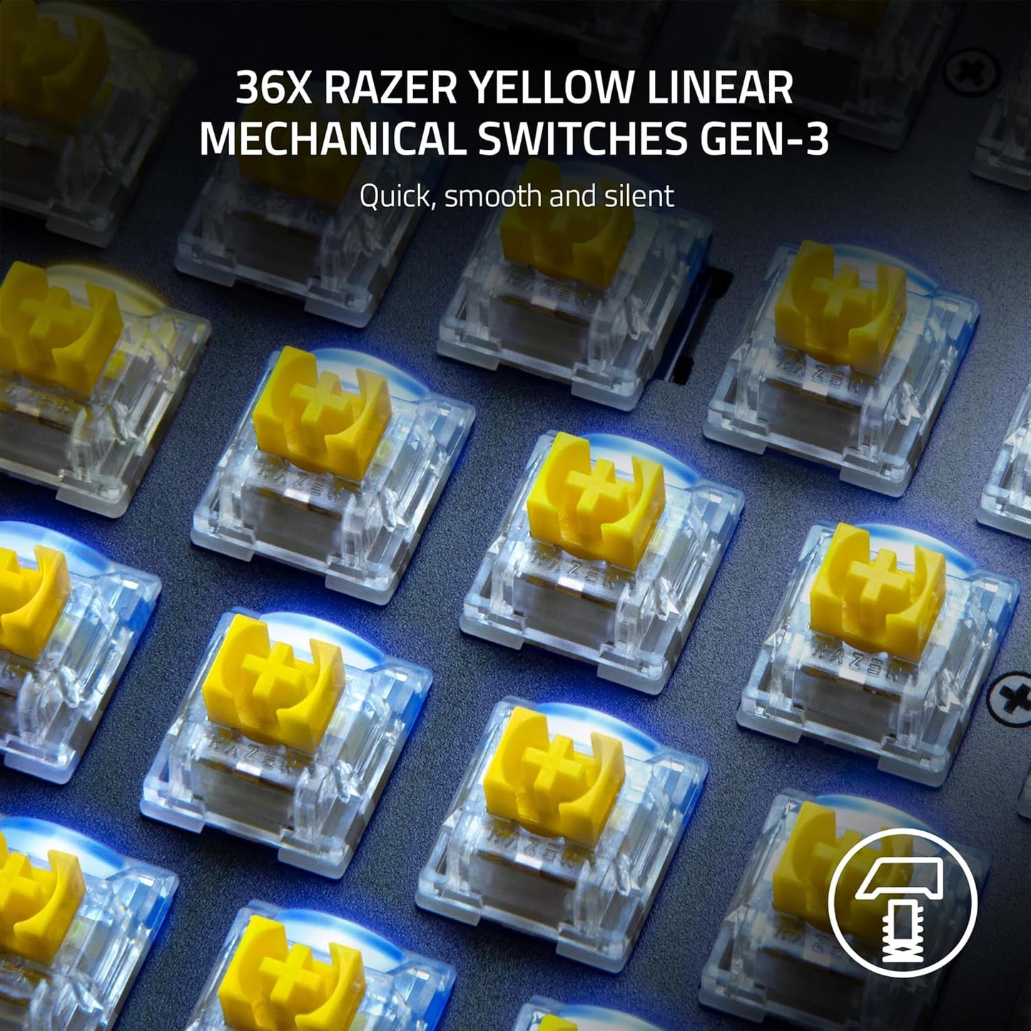Razer Mechanical Switches Pack Yellow Linear (Razer Renewed)