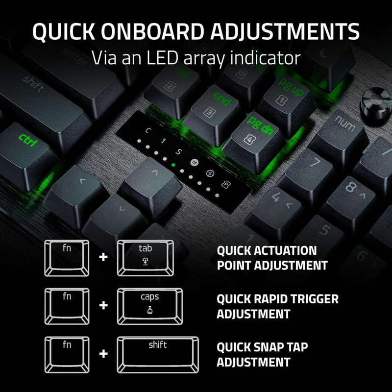 Razer Huntsman V3 Pro Gaming Keyboard US Layout (Razer Renewed)