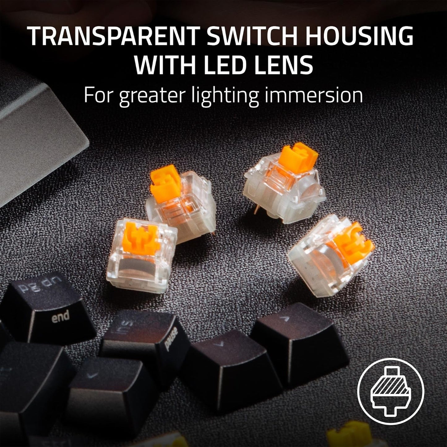 Razer Mechanical Switches Pack Orange Tactile (Razer Renewed)