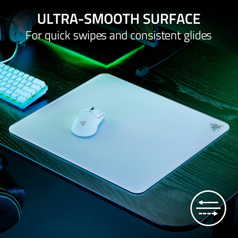 Razer Atlas Tempered Glass Gaming Mouse Mat (Razer Renewed)