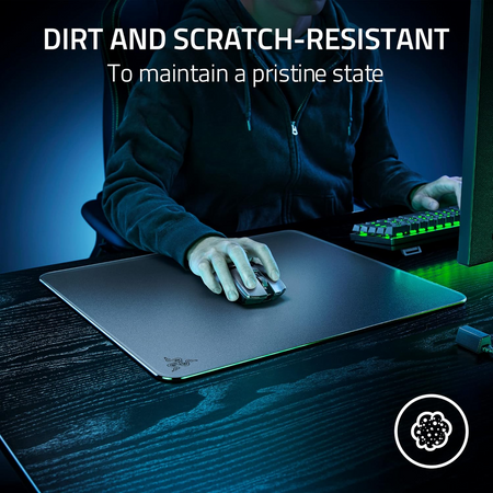 Razer Atlas Tempered Glass Gaming Mouse Mat (Razer Renewed)