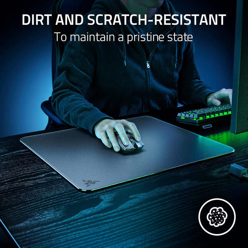 Razer Atlas Tempered Glass Gaming Mouse Mat (Razer Renewed)