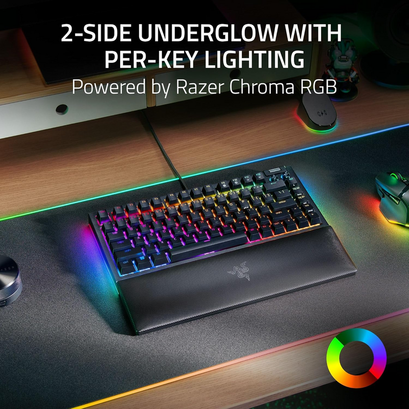 Razer BlackWidow V4 75% US Gaming Keyboard (Razer Renewed)