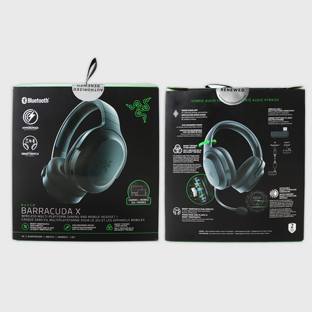 Razer Barracuda X (2022) Wireless Gaming & Mobile Headset (Razer Renewed)
