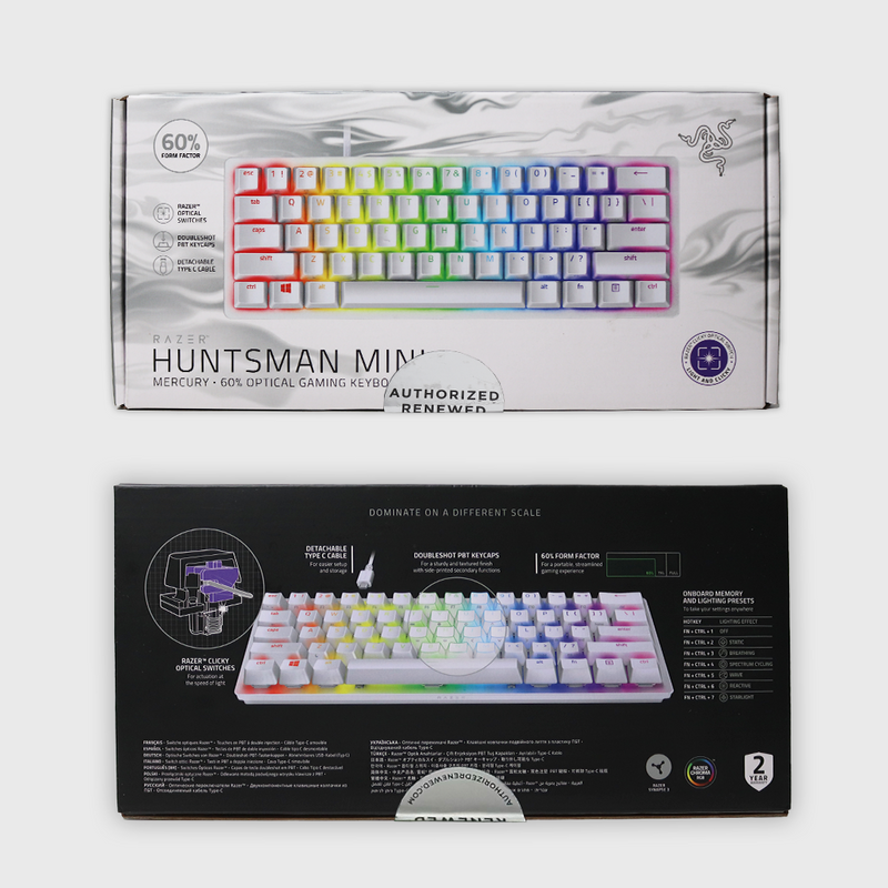 Razer Huntsman Mini-Mercury Gaming Keyboard (Razer Renewed)