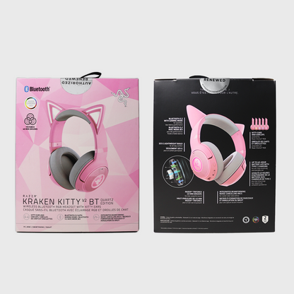Razer Kraken Kitty V2 BT Quartz (Razer Renewed)