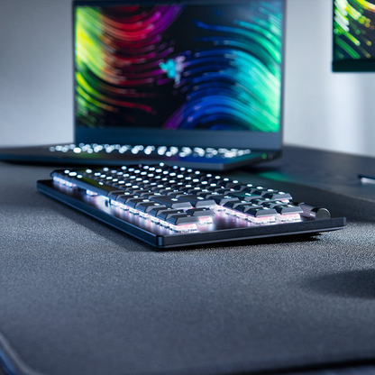 Razer DeathStalker V2 Pro TKL Gaming Keyboard (Linear Red) (Razer Renewed)