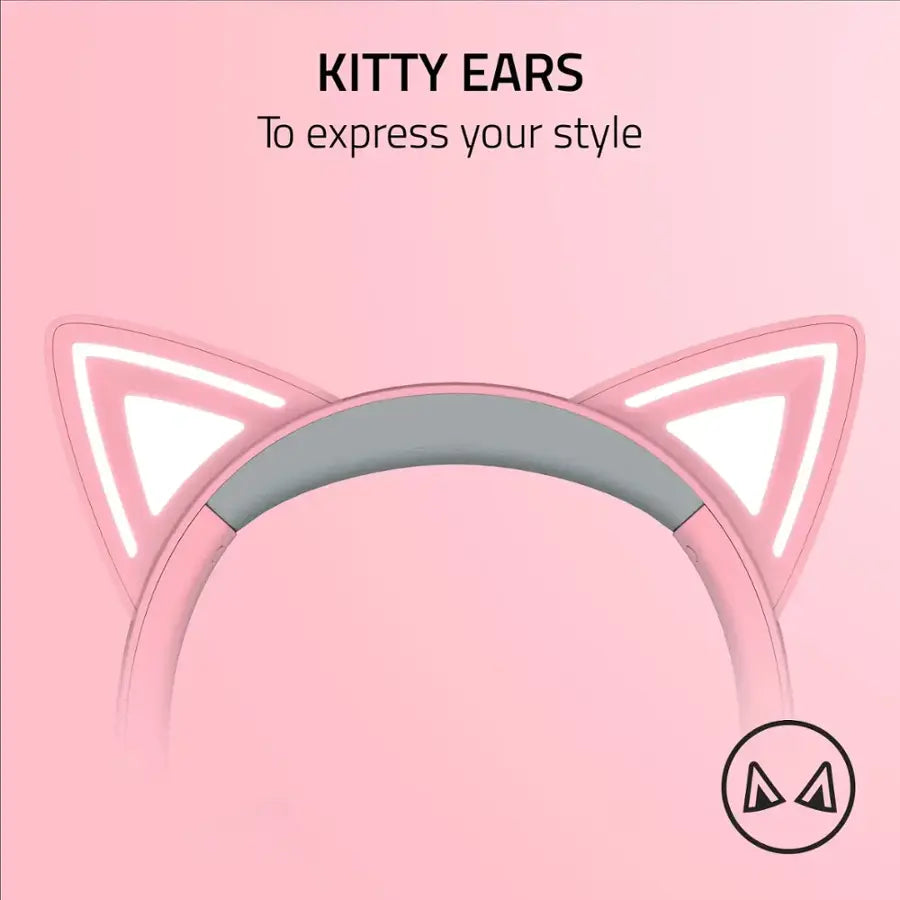 Razer Kraken Kitty V2 USB Quartz Gaming Headset (Razer Renewed)